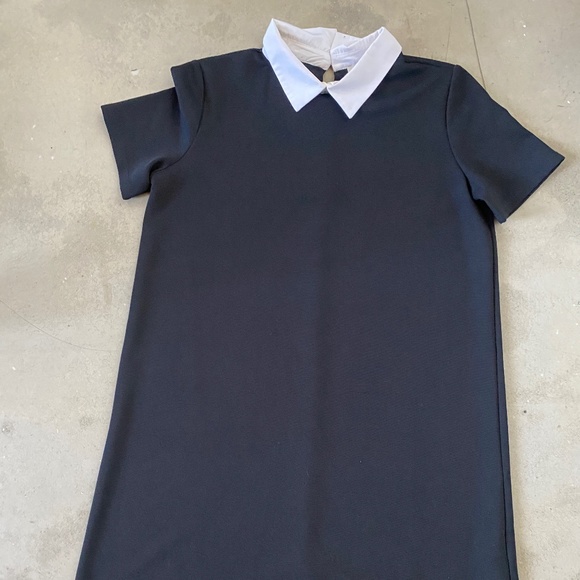 knee length dresses for ladies ZARA Black Velvet Mini Dress main image 1